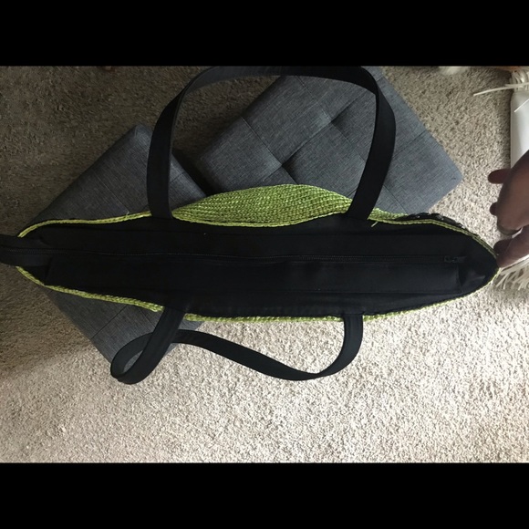 Beautiful Lime Green Studded Tote - Picture 8 of 13